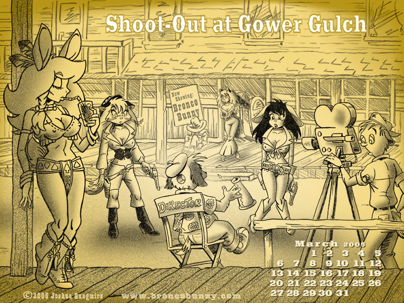 Gower Gulch - March Calendar