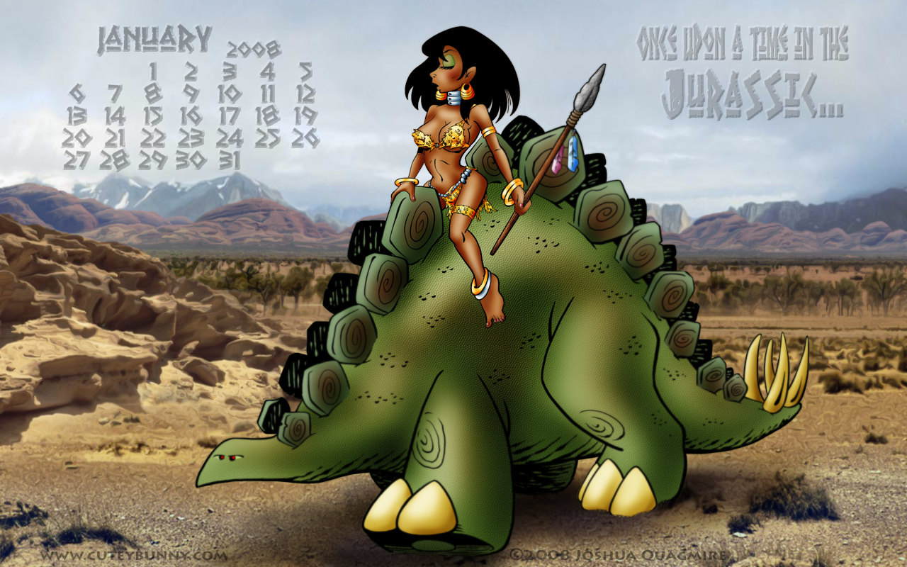 Jurassic Chic Calendar Pix