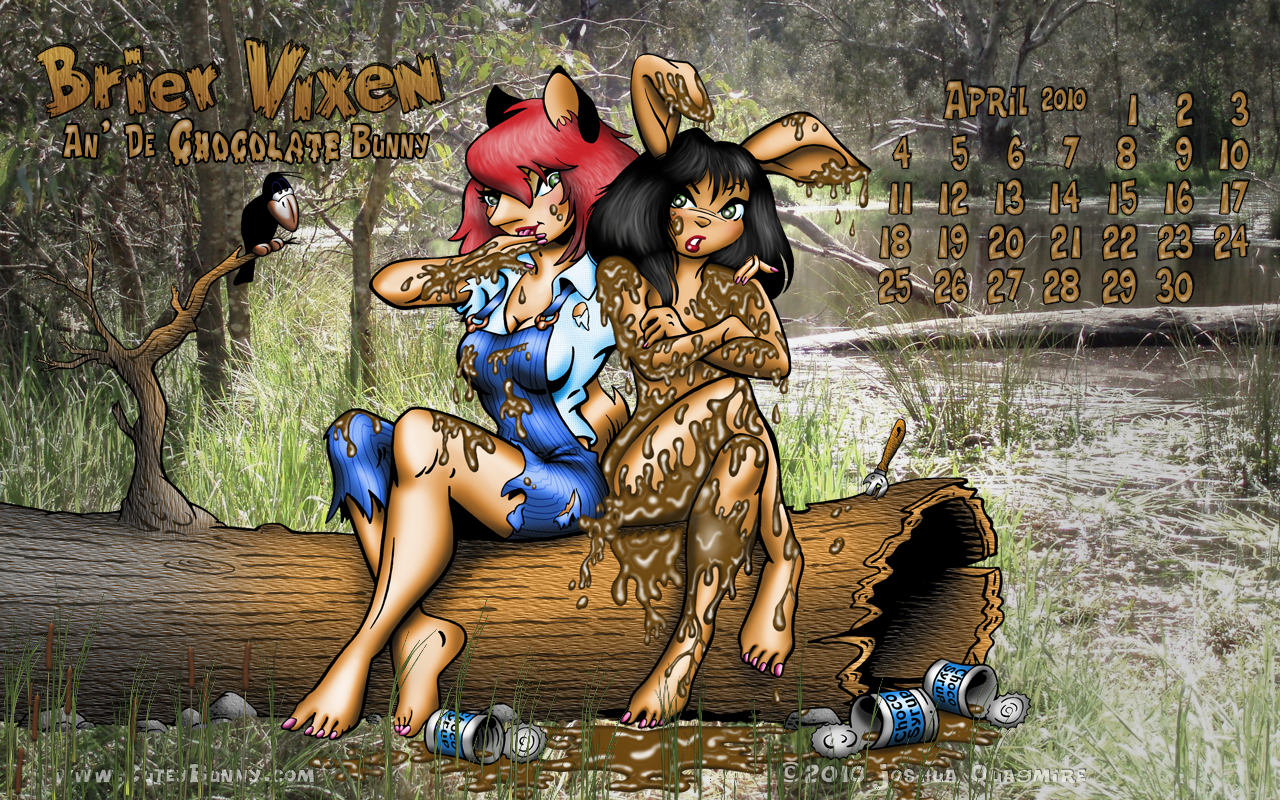 Brier Vixen April Calendar