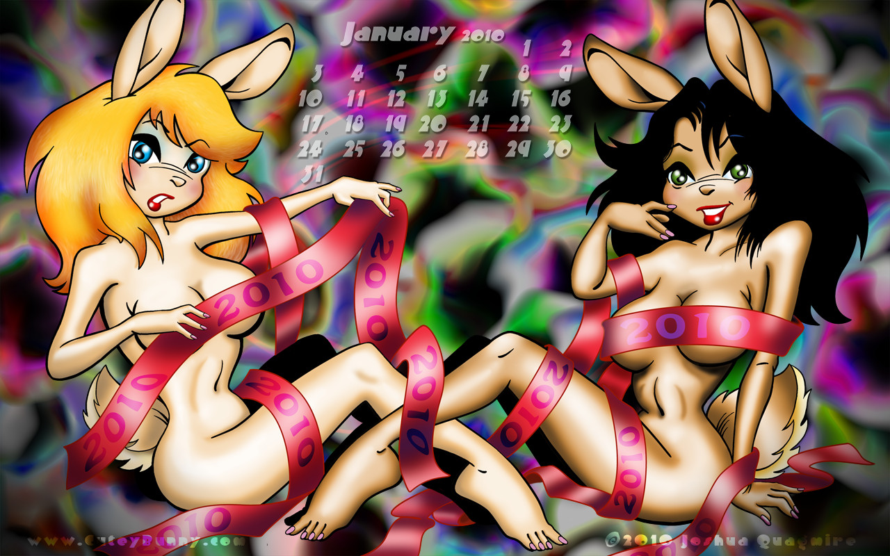 Hoppy Nude Year Calendar