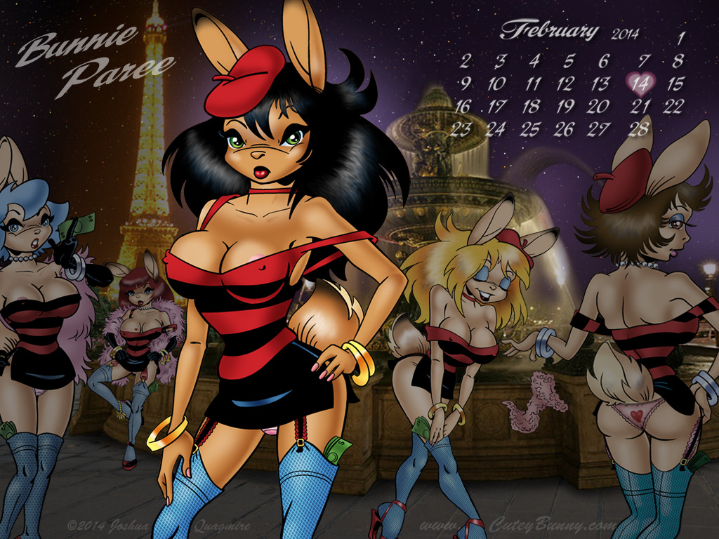 Bunnie Paree Calendar