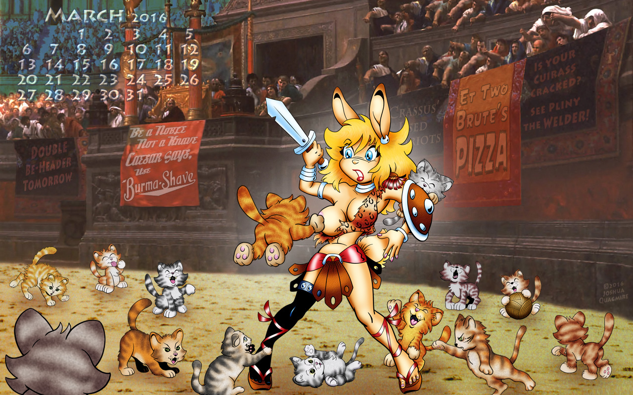 Colosseum Kitten Rampage